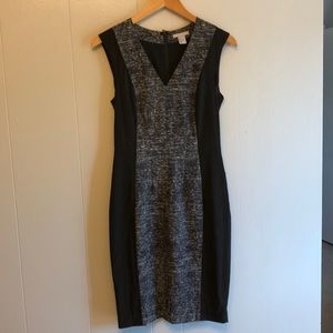 H&M Business Dress Black & Gray